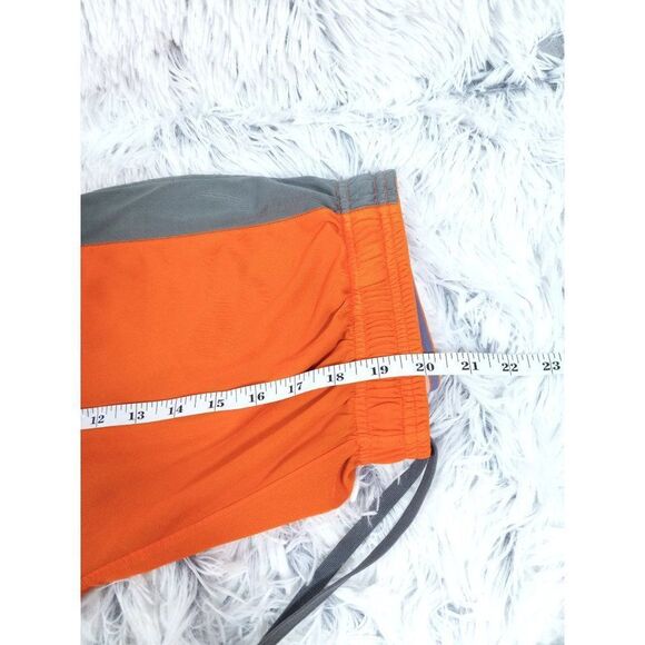 Under Armour Shorts Men's Neon Orange Athletic Drawstring Bottoms, Medium - Picture 9 of 9